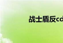 战士盾反cd（战士盾反宏）