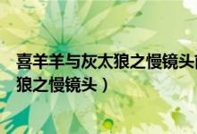 喜羊羊与灰太狼之慢镜头前面看什么最适合（喜羊羊与灰太狼之慢镜头）