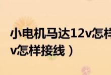 小电机马达12v怎样接线视频（小电机马达12v怎样接线）