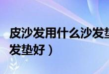 皮沙发用什么沙发垫好看些（皮沙发用什么沙发垫好）