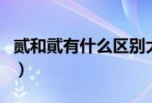 贰和貮有什么区别大写壹（贰和貮有什么区别）