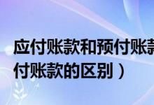 应付账款和预付账款能合并吗（应付账款与预付账款的区别）