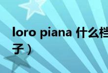 loro piana 什么档次（loro piana是什么牌子）