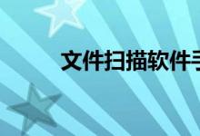 文件扫描软件手机版（文件扫描）