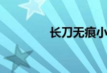 长刀无痕小说（长刀无痕）