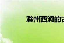 滁州西涧的古诗的意思(滁)