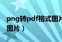 png转pdf格式图片怎么弄（png是什么格式图片）