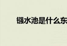 镪水池是什么东西（镪水池是什么）