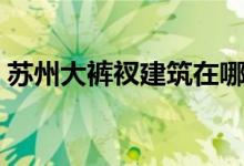 苏州大裤衩建筑在哪个区（苏州大裤衩建筑）