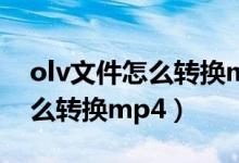 olv文件怎么转换mp4视频教程(olv文件怎么转换mp4)