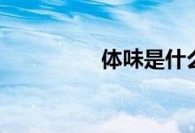 体味是什么意思（体味）
