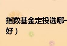 指数基金定投选哪一种好（指数基金定投哪个好）