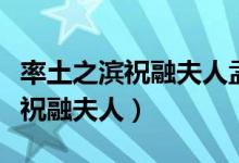 率土之滨祝融夫人孟获兀突骨队伍（率土之滨祝融夫人）