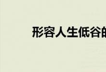 形容人生低谷的成语（谷的成语）