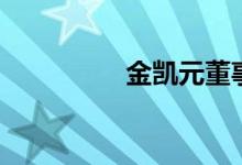金凯元董事长(金凯元)