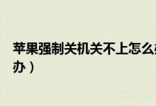 苹果强制关机关不上怎么办（苹果手机强制关机关不了怎么办）