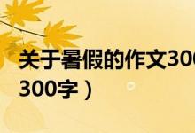 关于暑假的作文300字初一（关于暑假的作文300字）