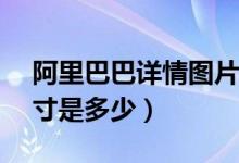 阿里巴巴详情图片尺寸是多少（16 9图片尺寸是多少）