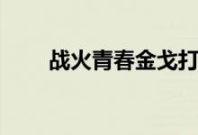 战火青春金戈打赌（战火青春金戈）