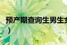 预产期查询生男生女表（预产期查询生男生女）