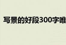 写景的好段300字唯美（写景的好段300字）