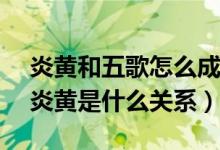 炎黄和五歌怎么成为cp的（我的世界五歌和炎黄是什么关系）