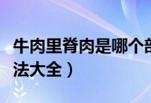 牛肉里脊肉是哪个部位图解（牛肉里脊肉的做法大全）