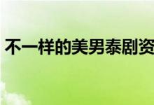 不一样的美男泰剧资源（不一样的美男泰剧）