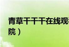 青草干干干在线观看视频（3838干干在线影院）
