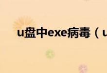 u盘中exe病毒（u盘exe病毒解决方法）