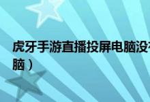虎牙手游直播投屏电脑没有游戏声音（虎牙手游直播投屏电脑）