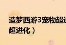 造梦西游3宠物超进化方法（造梦西游3宠物超进化）