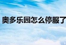 奥多乐园怎么停服了（奥多乐园为什么停服）