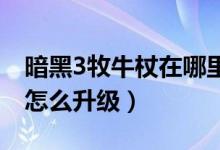 暗黑3牧牛杖在哪里用(暗黑3牧牛杖怎么做 怎么升级)