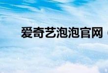 爱奇艺泡泡官网（爱奇艺泡泡网页版）