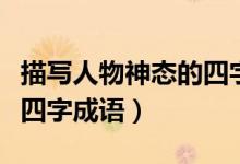 描写人物神态的四字词（描写人物动作的成语四字成语）