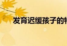 发育迟缓孩子的特征（发育迟缓孩子）