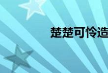 楚楚可怜造句（楚楚可怜）