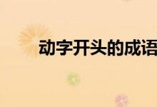 动字开头的成语（云字开头的成语）
