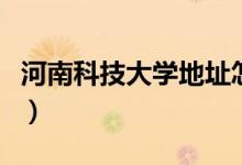 河南科技大学地址怎么填（河南科技大学地址）