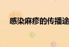 感染麻疹的传播途径（麻疹的传播途径）