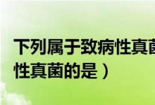 下列属于致病性真菌的是哪些（下列属于致病性真菌的是）