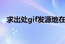 求出处gif发源地在哪（求出处gif发源地）