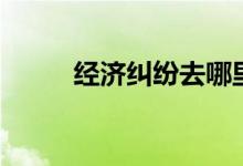 经济纠纷去哪里报案（经济纠纷）
