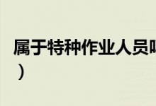 属于特种作业人员吗（什么属于特种作业人员）