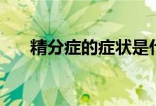 精分症的症状是什么（精神分裂症状）