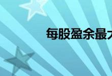 每股盈余最大化（每股盈余）