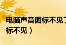 电脑声音图标不见了怎么调出（电脑的声音图标不见）