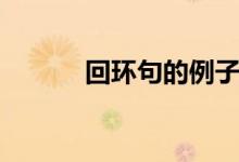 回环句的例子(回环句是什么)