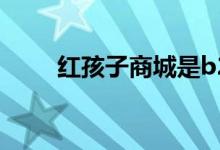 红孩子商城是b2c吗（红孩子商城）
